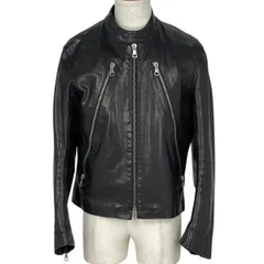 メゾン マルジェラ Maison Margiela ライダースジャケット アウター レザー ブラック メンズ 【中古】のサムネイル