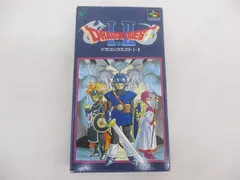  中古品 ゲーム スーパーファミコン ソフト ドラゴンクエストI・II 箱説付きのサムネイル