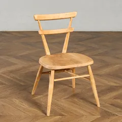 椅子・ソファ イギリス エルム アーコール ERCOL ヴィンテージ スタッキングチェア 超レア レッドドット 英国 ダイニングチェア 木製 椅子 子供用 赤 #99602のサムネイル