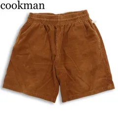 cookman クックマン コーデュロイ★ シェフ ハーフ ショート パンツ Sz.L メンズのサムネイル