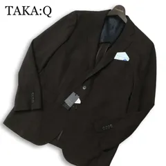 【新品 未使用】 TAKA:Q タカキュー 秋冬★ TRABEST THERMO 千鳥格子 テーラード ジャケット 大きいサイズ Sz.AB7 メンズのサムネイル