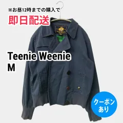 Teenie Weenie ブルゾン M ネイビー 無地 ワンポイント ブランドロゴ 