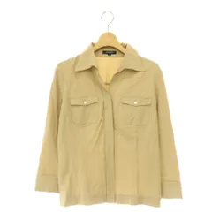 バーバリー ロンドン BURBERRY LONDON シャツジャケット ステンカラー 薄手 40 ベージュ /DO ■OSのサムネイル