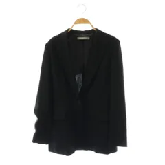 セオリーリュクス theory luxe ROW CREPE ARVADA テーラードジャケット 薄手 背抜き 36 ブラック /CX ■OSのサムネイル