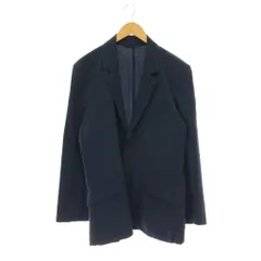 アニエスベーオム Agnes b. homme テーラードジャケット 2B チェック 薄手 50 スモークブルー /HS ■OSのサムネイル