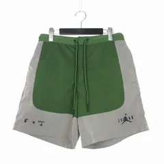 オフホワイト OFF WHITE × ナイキ NIKE 21AW Air Jordan AS M J OW Baggy Short エアジョーダン バギーショーツ ショートパンツ ハーフパンツ M グリーン 緑 DM7472-361のサムネイル