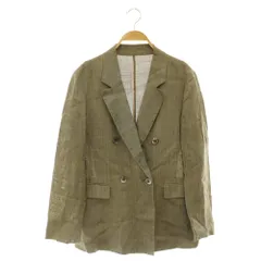 ノーリーズ Nolley's 24SS ウォッシャブルラミーシャンブレーダブルジャケット 36 ベージュ /MY ■OSのサムネイル