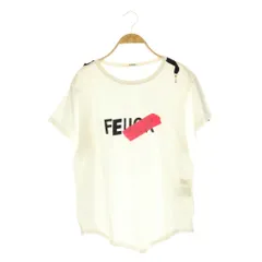 リミフゥ LIMI feu ネックデザインプリントTシャツ クルーネック 半袖 S 白 LN-T01-055 /HS ■OSのサムネイル