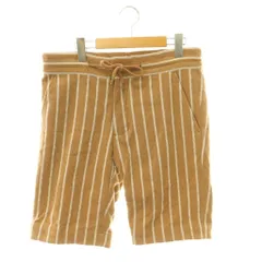 ウノピュウノウグァーレトレ 1PIU1UGUALE3 IMABARI TOWEL JERSEY SHORTS ストライプハーフパンツ ジャージー コットン 4 キャメル MRP153 /HS ■OS ■SHのサムネイル