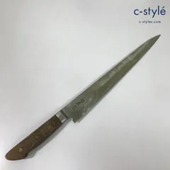 [人気] 正本 筋引き 最上 全長:約40.8cm 刃渡:約27.5cm 洋包丁 スライサー 料理包丁 調理器具 | ★ M336のサムネイル
