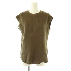 ミューズ ドゥーズィエム クラス MUSE de Deuxieme Classe 24SS thermal カットソー ノースリーブ カーキ ワンカラー /BB ■OS ▲Hのサムネイル