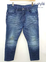 H148 [人気] TORNADO MART トルネードマート クロップドデニムパンツ LL インディゴ  631-9217001 | ★のサムネイル