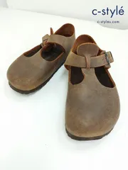 E416 [人気] BIRKENSTOCK ビルケンシュトック シューズ 22.5cm 茶系 London レディース | ★のサムネイル