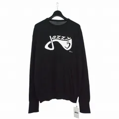 ユニフォームエクスペリメント uniform experiment × フラグメントデザイン Fragment Design JAZZY 5 CREWNECK KNIT クルーネック ハイゲージニット セーター 4 ブラック 黒 UE-230010のサムネイル