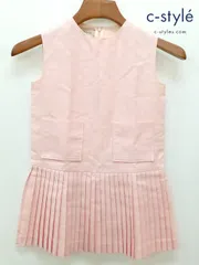 E360 [人気] GUCCI グッチ ノースリーブワンピース 6 ピンク キッズ 女の子 | ★のサムネイル