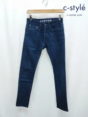 P163 [人気] DENHAM デンハム デニムパンツ 28 インディゴ ジーンズ RAZOR SLIM FIT 27180-3-11034 | ★のサムネイル