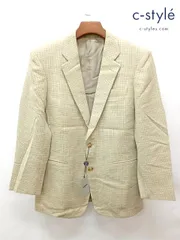 P212 [未使用品] renoma レノマ テーラードジャケット 44 グリーン系 2B 日本製 TERELLO VIERA 2133-03008 | ★のサムネイル