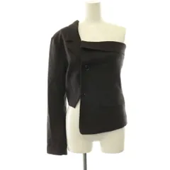 アメリヴィンテージ Ameri VINTAGE REMAKE LIKE JACKET TOP ジャケット ワンショルダー アシンメトリー S ダークブラウン /CX ■OS ■SHのサムネイル