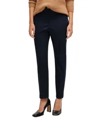 ヒューゴボス レディース ボトムス カジュアルパンツ コットン Hugo Boss by WomenstretchCotton Twill RegularFitrousers Dark Blue ブルのサムネイル