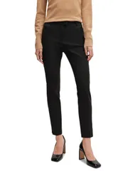 ヒューゴボス レディース ボトムス カジュアルパンツ クロップド Hugo Boss by Womens Cropped SlimFit pants Black ブラックのサムネイル