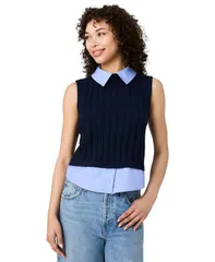 フレンチコネクション レディース トップス シャツ ノースリーブ French Connection Womensleeveless Colla red Keyhole Top Marine Blueのサムネイル