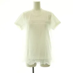 ノワールケイニノミヤ  kei ninomiya AD2019 バルーンチュールTシャツ カットソー 半袖 XS ホワイト 3E-T002 /DO ■OSのサムネイル