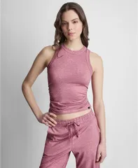 ダナ キャラン ニューヨーク レディース トップス タンクトップ クルーネック DKNY Sport Womenspacedye Crewneck Tank Top Mesa Rose Spacedyのサムネイル