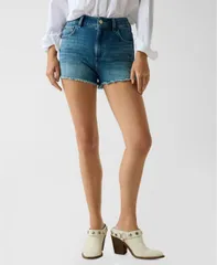 ゲス レディース ボトムス ハーフパンツ・ショーツ ヴィンテージ ショートパンツ GUESS Womens VintageInspi red Mom HighRise Shorts MOSS BAYのサムネイル