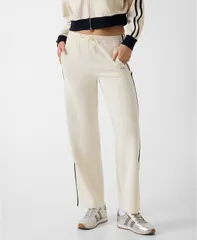 ゲス レディース ボトムス カジュアルパンツ GUESS Womens Hoshi SideBand StraightLeg Jogger Pants Dove white ホワイトのサムネイル