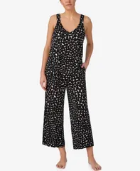 ダナ キャラン ニューヨーク レディース トップス タンクトップ パンツ ノースリーブ DKNY Womensleepwear Sleeveless Tank Top and Cropants 2Piのサムネイル