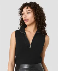 フレンチコネクション レディース トップス シャツ リブニット Vネック ニット French Connection Womens Marley Colla red VNeck Rib Knitopのサムネイル