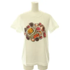 トリココムデギャルソン tricot COMME des GARCONS AD2018 ジュエリープリント 半袖 Tシャツ カットソー S ホワイト マルチカラー /ES ■OSのサムネイル