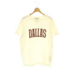 レミレリーフ REMI RELIEF DALLAS Tシャツ カットソー 半袖 ロゴ L アイボリー ボルドー /DO ■OSのサムネイル