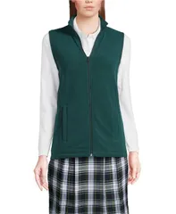 ランズエンド レディース アウター ジャケット・ブルゾン ベスト フリース Lands End Womens Lightweight Fleece Vest Jackets Ever greenのサムネイル
