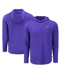 カッターアンドバック メンズ アウター パーカー・スウェット Cutter Buck Mens Purple LSU Tigers Coastlinepicomfort Eco Long Sleeveのサムネイル