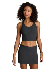 リーボック レディース トップス タンクトップ クロップド Reebok Womens Time Out Cropped Tank Top Gray グレーのサムネイル