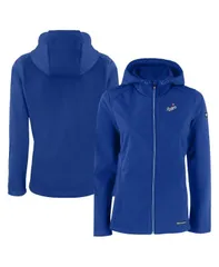 カッターアンドバック レディース アウター ジャケット・ブルゾン Cutter Buck Womens Royalos Angeles Dodgers Evokeco Softshell FullZiのサムネイル