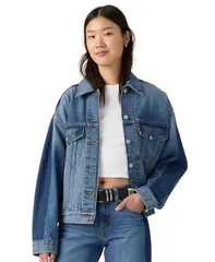 リーバイス レディース アウター ジャケット・ブルゾン コットン Levis Womens 90s Cotton Trucker Jacket And You Too Truckerのサムネイル