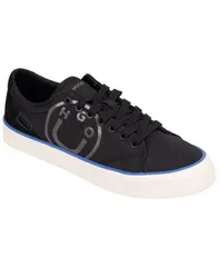 ヒューゴボス メンズ シューズ スニーカー レース ロゴ Hugo Boss Mens Logo DetailaceUp Sneakers Black ブラックのサムネイル