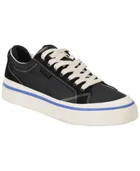 ヒューゴボス メンズ シューズ スニーカー ロゴ HUGO by Hugo Boss Mens Logo Detail RoundToe Sneakers Black ブラックのサムネイル