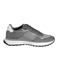 ヒューゴボス メンズ シューズ スニーカー Hugo Boss Mens Jonah Round Toe Running Shoes MED GYのサムネイル