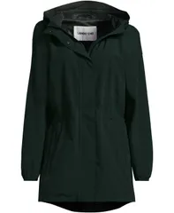 ランズエンド レディース アウター ジャケット・ブルゾン コート Lands End Womens Waterproof Hooded Packable Raincoat Woodland foresのサムネイル