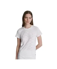 ダナ キャラン ニューヨーク レディース トップス シャツ クルーネック 半袖 DKNY Sport Womens Crewneck ShortSleeve TShirt White ホワイトのサムネイル