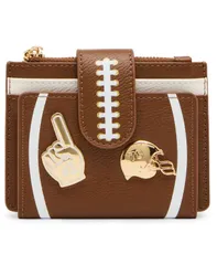 ベッツィジョンソン レディース アクセサリー 財布 ダウン Betsey Johnson First Down and Fabulousnap Wallet Brown ブラウンのサムネイル