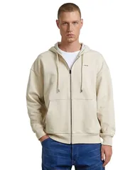 ジースター メンズ アウター パーカー・スウェット シャツ グラフィック GStaraw Mens Back Graphic Hooded Zip Sweatshirt Whitebaitのサムネイル