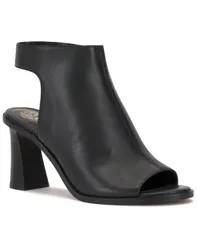 ヴィンスカムート レディース シューズ ブーツ・レインブーツ Vince Camuto Womens Rimdie Peep Toe Slingback Shooties Black Leatherのサムネイル