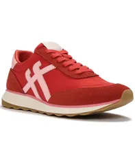 フィットフロップ レディース シューズ スニーカー レース FitFlop Womens RetroQ FF LaceUp Trainersneakers Cherry Tomato Warm Pinのサムネイル