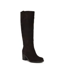 ナインウェスト レディース シューズ ブーツ・レインブーツ トール ヒール Nine West Womens Hecee Tall Block Heel Boots Brown Suede ブラウンのサムネイル