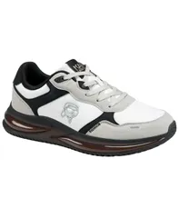 カール ラガーフェルド メンズ シューズ スニーカー レース KARLAGERFELD PARIS Karlagerfeld Mens Nadir MixedMedia LaceUp Runner Sのサムネイル