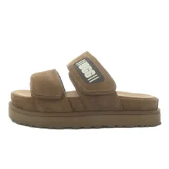 アグ オーストラリア UGG australia Greer サンダル プラットフォーム 厚底 ベルクロ スエード US7 ブラウン 1129210 /YO6のサムネイル